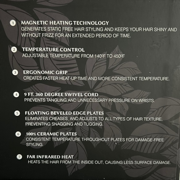 NIB Sutra Professional Magnetic Plates Hair Straightener in Limited Zebra Print - Picture 8 of 12